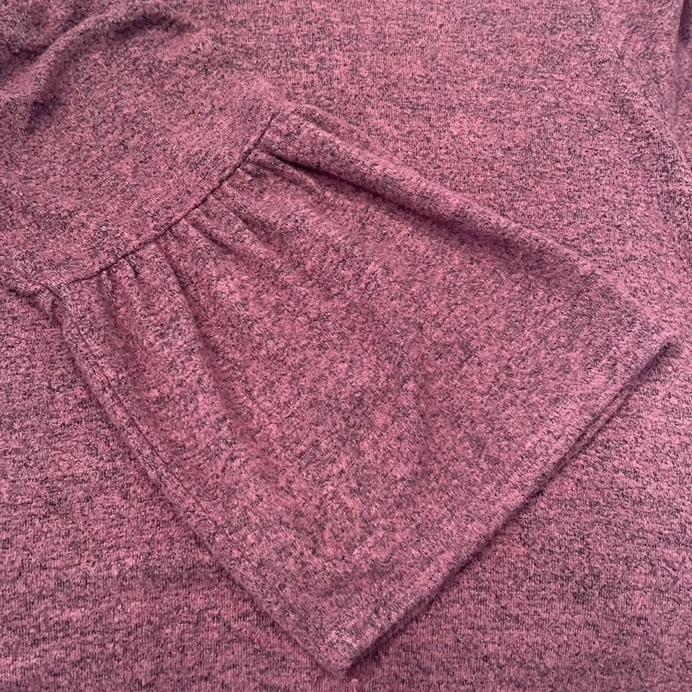 Lucky Brand Super Soft Burgundy Bell Sleeve Sweater, XL